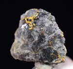 1.2cms NATIVE GOLD QUARTZ of the Incas Thumbnail Aesthetic Wire Gem Crystal Smoky Quartz Peru Rare Mineral Specimen LB199