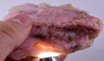 190grams GEM PINK OPAL PERU ROUGH ANGEL SKIN TRANSLUCENT CORAL COLOR PB108