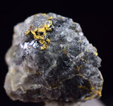 1.2cms NATIVE GOLD QUARTZ of the Incas Thumbnail Aesthetic Wire Gem Crystal Smoky Quartz Peru Rare Mineral Specimen LB199