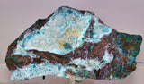 26.5cms DRUZY CHRYSOCOLLA QUARTZ CRYSTAL LILY MINE PERU 2000 YEAR DB310