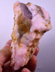 260grams GEM PINK OPAL PERU ROUGH ANGEL SKIN TRANSLUCENT CORAL COLOR PB110