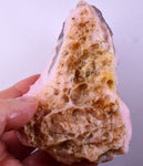 260grams GEM PINK OPAL PERU ROUGH ANGEL SKIN TRANSLUCENT CORAL COLOR PB110