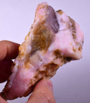 260grams GEM PINK OPAL PERU ROUGH ANGEL SKIN TRANSLUCENT CORAL COLOR PB110