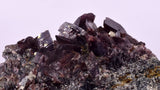 8.4cm GEM AXINITE CRYSTAL TOURMALINE PERU SUPER SHINY MINERAL SPECIMEN AB312