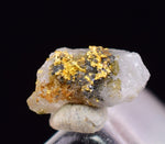 0.5cms NATIVE GOLD OF THE INCAS PERU THUMBNAIL CRYSTAL LB202