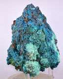 13cms QUARTZ CHRYSOCOLLA BOTRYOIDAL TENTADORA MINE PERU MINERAL SPECIMEN CB422