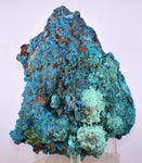 13cms QUARTZ CHRYSOCOLLA BOTRYOIDAL TENTADORA MINE PERU MINERAL SPECIMEN CB422