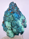 13cms QUARTZ CHRYSOCOLLA BOTRYOIDAL TENTADORA MINE PERU MINERAL SPECIMEN CB422