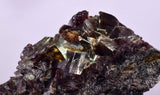 8.4cm GEM AXINITE CRYSTAL TOURMALINE PERU SUPER SHINY MINERAL SPECIMEN AB312