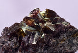 8.4cm GEM AXINITE CRYSTAL TOURMALINE PERU SUPER SHINY MINERAL SPECIMEN AB312