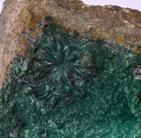 11.5cms GEM ATACAMITE MALACHITE CRYSTALS CHILE MINERAL AB313
