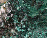 11.5cms GEM ATACAMITE MALACHITE CRYSTALS CHILE MINERAL AB313
