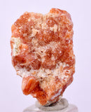 2.7 cms RED ORANGE ZEOLITE STILBITE LAUMONTITE CALCITE CRYSTALS PERU FB93