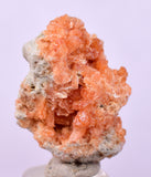 2.4 cms RED ORANGE ZEOLITE STILBITE LAUMONTITE CALCITE CRYSTALS PERU FB94