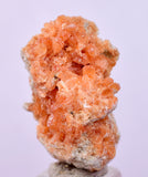 2.4 cms RED ORANGE ZEOLITE STILBITE LAUMONTITE CALCITE CRYSTALS PERU FB94