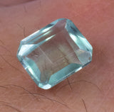 2.5carats BLUE FLUORITE FACET JEWELRY FOR PENDANT RING BB484