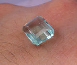 2.5carats BLUE FLUORITE FACET JEWELRY FOR PENDANT RING BB484