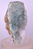 9.8cms DRUZY CHRYSOCOLLA QUARTZ CRYSTAL LILY MINE PERU 2000 YEAR DB311