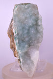 9.8cms DRUZY CHRYSOCOLLA QUARTZ CRYSTAL LILY MINE PERU 2000 YEAR DB311