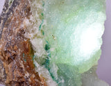 9.8cms DRUZY CHRYSOCOLLA QUARTZ CRYSTAL LILY MINE PERU 2000 YEAR DB311