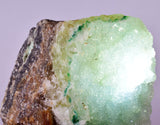 9.8cms DRUZY CHRYSOCOLLA QUARTZ CRYSTAL LILY MINE PERU 2000 YEAR DB311