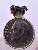 0.9cms NATIVE SILVER WIRE PERU UCHUCCHACUA MINE MINERAL SPECIMEN HB302