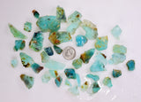 82Grams GEM BLUE OPAL HIGH QUALITY PERU ROUGH SCENIC MINERAL SPECIMEN OB163