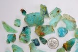 82Grams GEM BLUE OPAL HIGH QUALITY PERU ROUGH SCENIC MINERAL SPECIMEN OB163