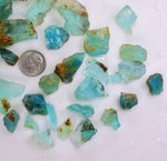 82Grams GEM BLUE OPAL HIGH QUALITY PERU ROUGH SCENIC MINERAL SPECIMEN OB163