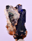 4cms GEM AZURITE CRYSTALS MALACHITE ROYAL BLUE COLOR SHINY UB373