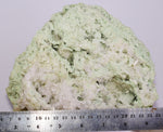 19cms FUCHSITE MUSCOVITE QUARTZ RARE CRYSTAL CHROMIUM MINERAL SPECIMEN PERU KB82