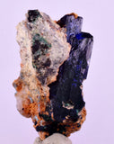4cms GEM AZURITE CRYSTALS MALACHITE ROYAL BLUE COLOR SHINY UB373