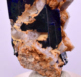 4cms GEM AZURITE CRYSTALS MALACHITE ROYAL BLUE COLOR SHINY UB373