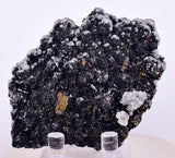 8 cms HUTCHINSONITE PYRITE QUARTZ ORPIMENT CRYSTALS PERU MB171