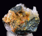 1.4cms UNIQUE NATIVE GOLD INCAS PERU QUARTZ CRYSTALS LB207