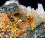 1.4cms UNIQUE NATIVE GOLD INCAS PERU QUARTZ CRYSTALS LB207