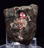 4.3cm RHODOCHROSITE CRYSTALS PERU OLD STOCK UCHUCCHACUA MINERAL SPECIMEN RB736