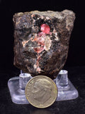 4.3cm RHODOCHROSITE CRYSTALS PERU OLD STOCK UCHUCCHACUA MINERAL SPECIMEN RB736