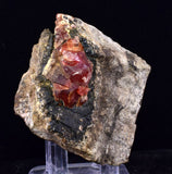 4.7cm RHODOCHROSITE CRYSTALS PERU OLD STOCK UCHUCCHACUA MINERAL SPECIMEN RB737