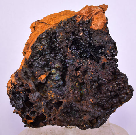 8cms GOETHITE BOTRYOIDAL IRIDESCENT CRYSTALS PERU IRON NEW FIND MINERAL ZB55