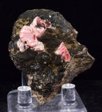 4.7cm RHODOCHROSITE CRYSTALS PERU OLD STOCK UCHUCCHACUA MINERAL SPECIMEN RB738