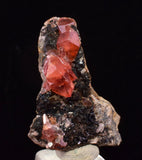 2.9cm RHODOCHROSITE CRYSTALS PERU OLD STOCK UCHUCCHACUA MINERAL SPECIMEN RB739