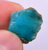 15cts GEM BLUE OPAL HIGH QUALITY PERU ROUGH SCENIC MINERAL SPECIMEN OB160