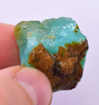 50cts GEM BLUE OPAL HIGH QUALITY PERU ROUGH SCENIC MINERAL SPECIMEN OB161