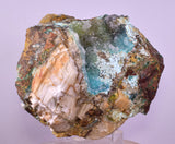9.6cms DRUZY CHRYSOCOLLA QUARTZ CRYSTAL LILY MINE PERU 2000 YEAR DB314