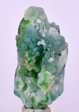 5.6cms DRUZY CHRYSOCOLLA QUARTZ CRYSTAL LILY MINE PERU 2000 YEAR DB315