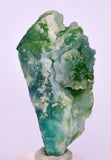 5.6cms DRUZY CHRYSOCOLLA QUARTZ CRYSTAL LILY MINE PERU 2000 YEAR DB315