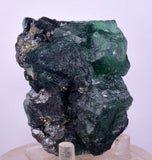 6.6cms JORDANITE FLUORITE BOULANGERITE CRYSTAL MILPO PERU SHINY KB83