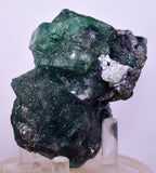 6.6cms JORDANITE FLUORITE BOULANGERITE CRYSTAL MILPO PERU SHINY KB83