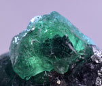 6.6cms JORDANITE FLUORITE BOULANGERITE CRYSTAL MILPO PERU SHINY KB83